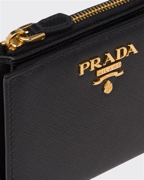 prada gun saffiano belt|small saffiano leather wallet Prada.